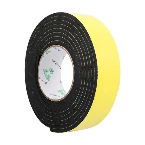 Miniatura 6 de Cinta de espuma de una sola cara autoadhesiva, [para accesorios domésticos, uso diario] - 0.197 in x 0.039 in / 32.8 ft / negro, amarillo / 2