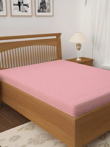 Miniatura 4 de BedDecor Protector de colchón, 100% impermeable, sábana bajera ajustable de rizo de algodón de primera calidad (individual, azul marino)