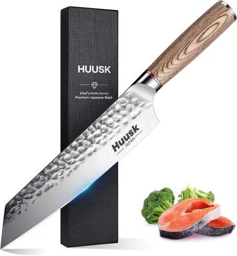 Miniatura 13 de Huusk Cuchillo deshuesador para cortar carne, cuchillo de filete japonés forjado a mano de 6.5 pulgadas para carne, pescado, aves de corral