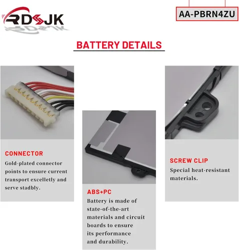 Miniatura 5 de AA-PBRN4ZU - Batería para portátil Samsung Galaxy Book Flex 930QCG 930QCJ 930XCJ NP930QCG NP930QCG-K01 950QCG 950QCG-X01 950QCG-X03 950QCJ 950XCJ