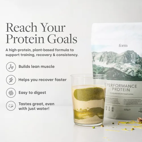 Miniatura 3 de Form Performance Protein - Proteína Vegana en Polvo - 30 g de Proteína a Base de Plantas por Porción, con BCAAs. Perfecto Después del Entrenamiento.
