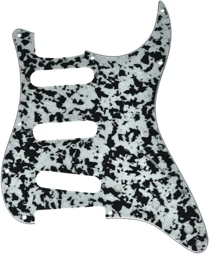Miniatura 32 de KAISH - Golpeador de 11 agujeros estilo ST/Strat, SSS, para Stratocaster de EE. UU./México, perla de abulón