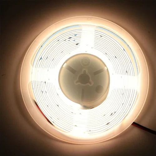 Miniatura 11 de Boarda Tira de LED COB de 24 V, 320/384/528 LEDs/M, color blanco cálido/naturaleza/frío, tira de LED de alta densidad para fiestas, mostradores