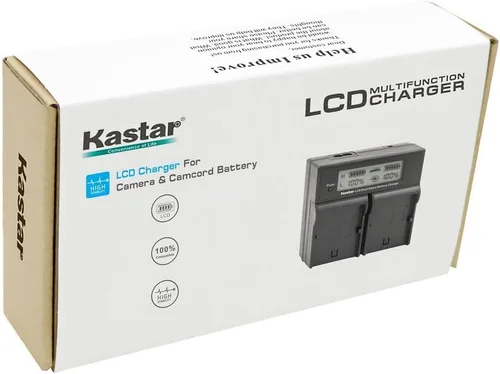 Miniatura 4 de Kastar Cargador rápido dual LCD para baterías Canon BP-A30, BP-A60, BP-A90, CG-A10, CG-A20 cargador y cámaras Canon EOS C200, C200B, C220B, XF705 4K