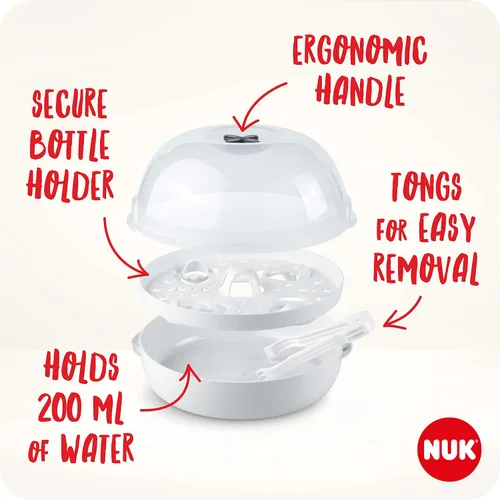 Miniatura 5 de NUK Esterilizador de vapor de microondas