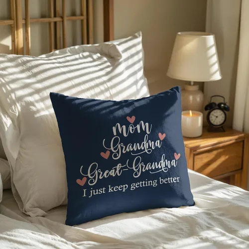 Miniatura 3 de Regalos para abuela, fundas de almohada de 18 x 18 pulgadas, regalos de anuncio de embarazo para abuela, regalos de bisabuela de nietos, regalo
