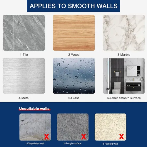 Miniatura 7 de NearMoon Ganchos adhesivos, ganchos de pared de baño resistentes, impermeables, de acero inoxidable, para colgar toallas, soportes para ropa