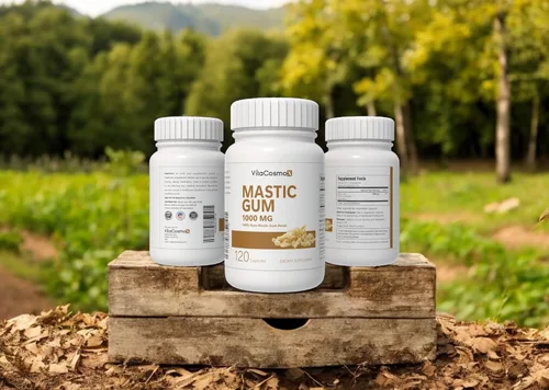 Miniatura 6 de Cápsulas de goma mastica, 1000 mg, 120 cápsulas vegetarianas, sin OMG y sin gluten