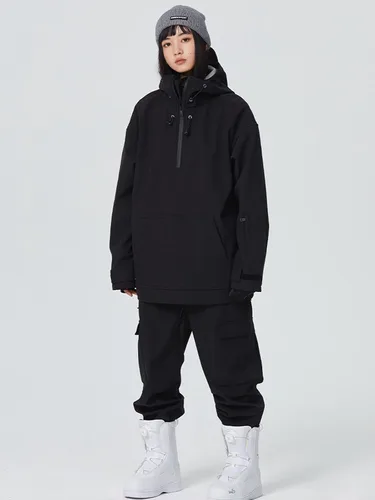 Miniatura 49 de RIUIYELE Traje de esquí para mujer, chaqueta y pantalones de snowboard para deportes al aire libre, traje de nieve con aislamiento impermeable