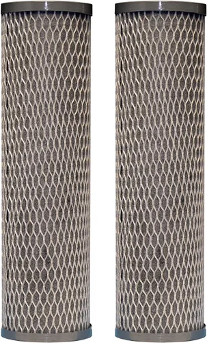 CFS Compatible con filtros de agua Pe ntek CFBC-10 255679-43 CFBC-10 Fibredyne Carbon Block Paquete de 2