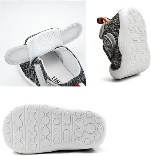 Miniatura 6 de OAISNIT Zapatos deportivos antideslizantes para bebés, niños y niñas, ligeros, suaves, para caminar y correr
