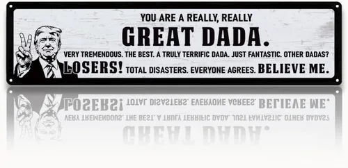 Miniatura 38 de Metal Fathers Day Gift, Retro Metal Tin Sign, Man Cave Decor, Papa's Garage, If He Can't Fix It We're Screwed, Garage Workshop Decor, Gift for Papa