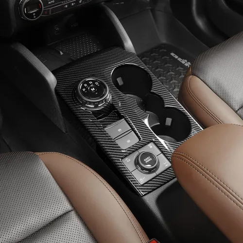 Miniatura 7 de Linskip Cubierta del Panel de Cambio de Marchas Trim Compatible con Ford Bronco Sport 2025, 2024, 2023, 2022, 2021, Cubierta Decorativa para Negro