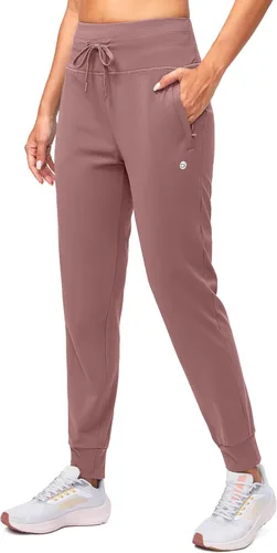 Miniatura 34 de G Gradual Pantalones deportivos con forro polar para mujer, de cintura alta, resistentes al agua, térmicos, para invierno, correr, senderismo