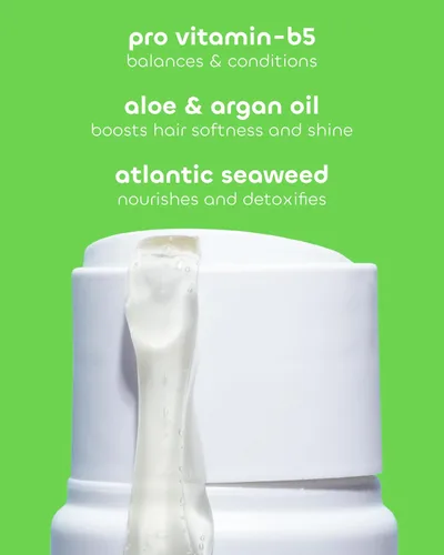Miniatura 4 de Seaweed Bath Co. - Juego de champú y acondicionador de equilibrio - Menta de eucalipto - Cuidado nutritivo del cabello con vitamina E, aceite