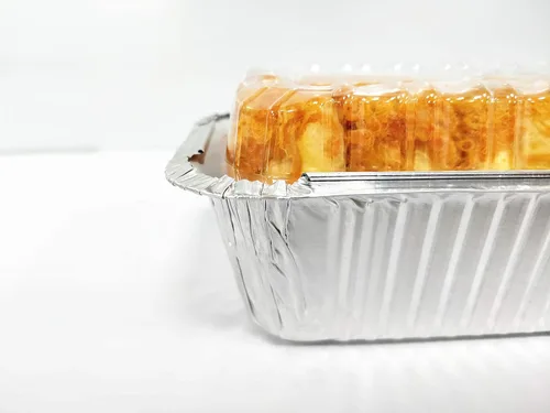Miniatura 4 de Molde Desechable para Pan con Tapa para Hornear - Moldes Desechables para Pan de 1.5 Lb - Moldes para Pastel de Carne - 50 Moldes de Papel