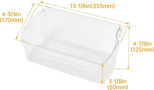 Miniatura 9 de HECASA 240324502 AP2549806 844402 Estante para puerta de refrigerador compatible con Frigidaire Kenmore Electrolux Refrigerador AH429767 EA429767