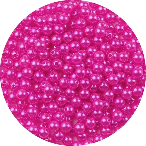 Miniatura 26 de Perlas de cuentas, 4000 piezas de cuentas de perlas de 3 mm redondas para llaveros, pulseras, collares, llaveros, joyería, manualidades, decoración