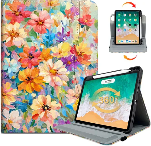 Miniatura 10 de Vimorco Estuche de Cuero para iPad Air 4ª/5ª 10.9, para iPad Air 11 6ª M2, para iPad Pro 11 pulgadas 4ª/3ª/2ª/1ª Generación, Soporte para Lápiz, Asa
