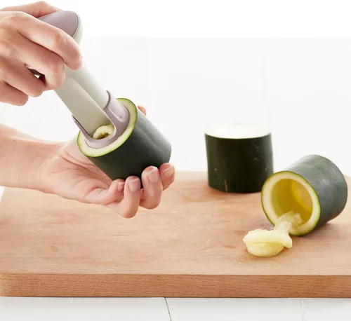 Miniatura 5 de Lékué Cortador de frutas y verduras, Acero inoxidable