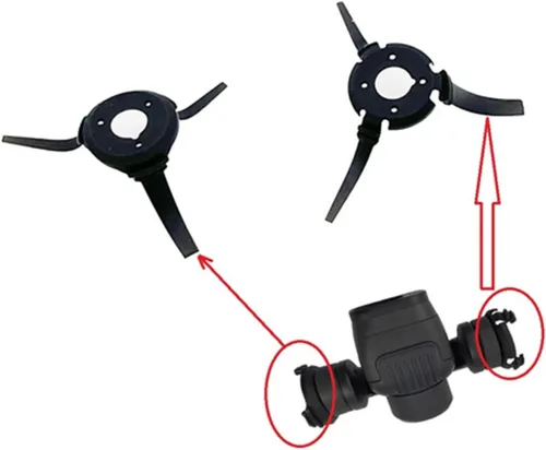Miniatura 2 de Amortiguadores de goma Mini 3 PRO, cámara cardán amortiguador bola para DJI Mini 3 PRO amortiguador (largo izquierdo+derecho)