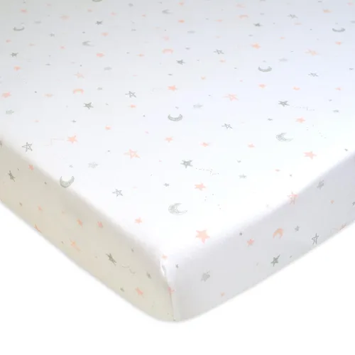 Miniatura 9 de American Baby Company - Paquete de cuna para bebé: cubre colchón protector, sábana a la medida y manta térmica., paquete de de 3, Estrella Estrella