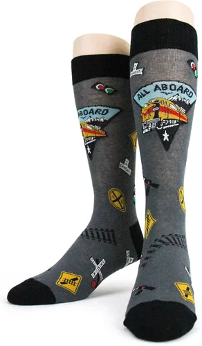 Miniatura 3 de Foot Traffic Calcetines novedosos para hombre, frescos, divertidos, estampados para hombre