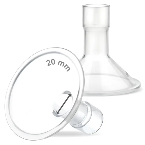 Miniatura 40 de Maymom MyFit - Protector de pecho grande con diseño de dos piezas de 1.102 in para extractores de leche Medela; ideal para brasier manos libres;