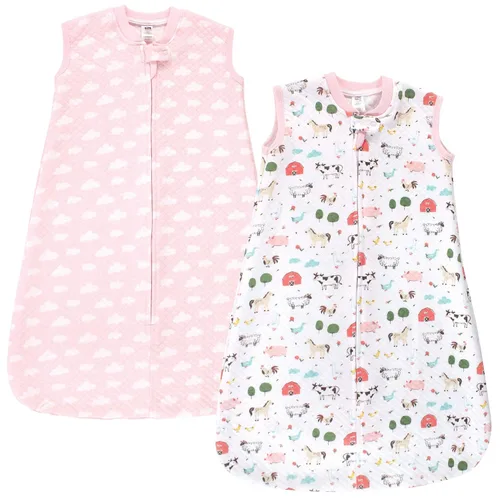 Miniatura 10 de Hudson Baby Saco de dormir unisex sin mangas acolchado de alta calidad y manta portátil, oso alce, 12-18 meses
