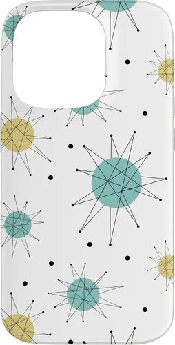 Miniatura 17 de Franciscan Starburst Mid Century Modern Atomic Era Pattern Case for iPhone 17