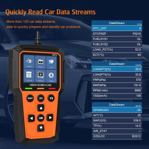Miniatura 6 de Escáner Universal OBD II Clásico Mejorado, Lector de Código de Fallas de Motor Automotor, Instrumento de Diagnóstico CAN, Lee y Borra Códigos