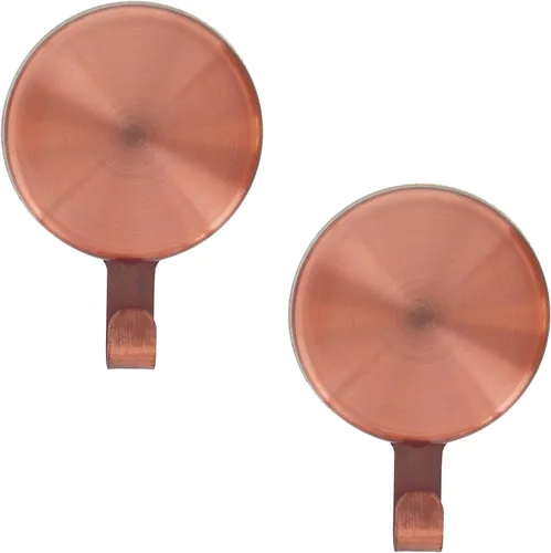 Miniatura 21 de Haute Decor Attract - Colgador magnético para corona (latón antiguo), juego de 2 imanes para 2 puertas/superficies de metal o 1 puerta o ventana