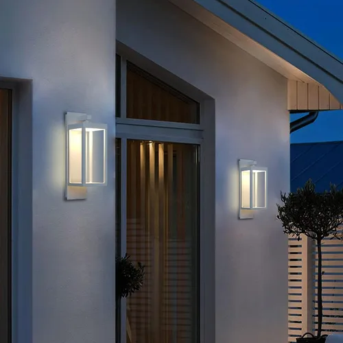 Miniatura 8 de Luces LED con sensor de movimiento para porche, montaje en pared al aire libre, lámpara exterior para casa, garaje, patio, jardín, 13 W, 750 lm
