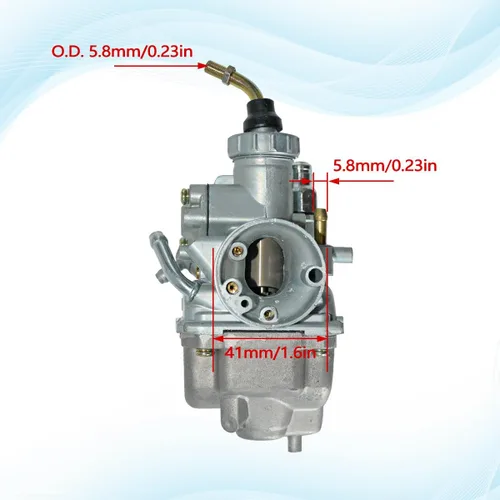 Miniatura 2 de Carburador TTR125 para Yamaha TTR 125 2000-2007 para Yamaha TTR125LE TTR125E TTR125L TTR125 Carb con válvula de paso de combustible llave de paso