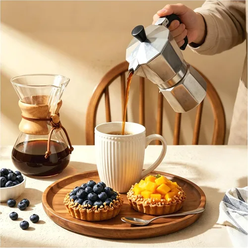 Miniatura 5 de Juego de tazas de café de cerámica blanca de 6 a 14 onzas con asa para café con leche, té caliente, capuchino, moca, cacao, microondas