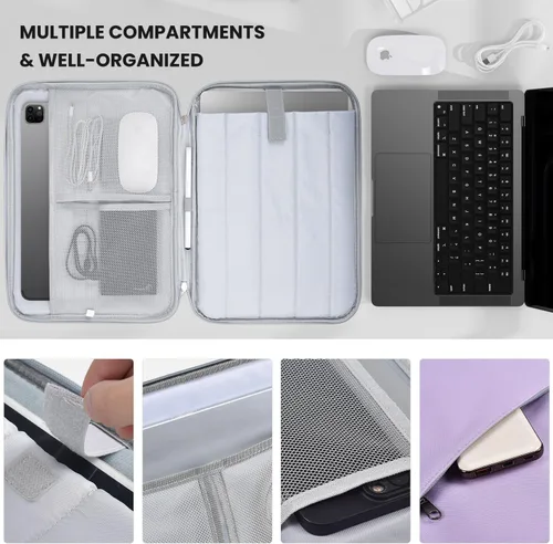 Miniatura 3 de Funda para laptop de 13 pulgadas para MacBook Air 2025 de 13 pulgadas M4 A3240, MacBook Air de 13.6 pulgadas M3 M2 A3113 A2681, bolsa de transporte