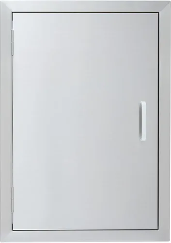 CO-Z Puertas de cocina para exteriores, de acero inoxidable 304 resistente a la intemperie, puertas de acceso individual empotradas para cocina