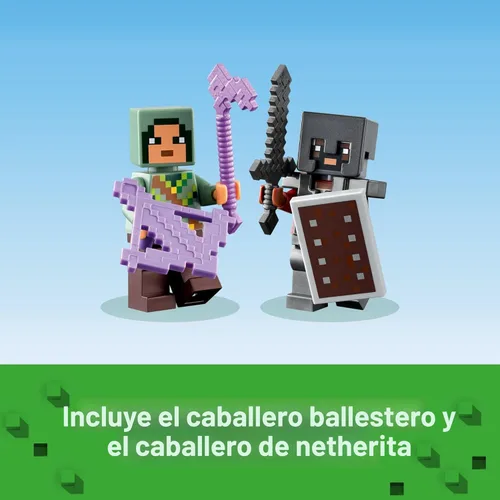 Miniatura 6 de LEGO Minecraft The Deep Dark Battle Set, 21246 Biome Adventure Toy, Ciudad antigua con figura de guardián, torre explosiva y cofre del tesoro
