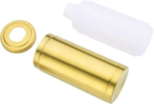 Miniatura 5 de Dispensador de jabón dorado, dispensador de jabón completo de acero inoxidable para encimera, botella líquida Prime de 10.1 fl oz para cocina