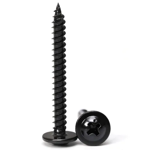 Miniatura 20 de (350 piezas) Tornillos para madera #8×5/8" de acero aleado estándar Phillips cabeza de brida autorroscantes rápidos por B1jounie YA plateado
