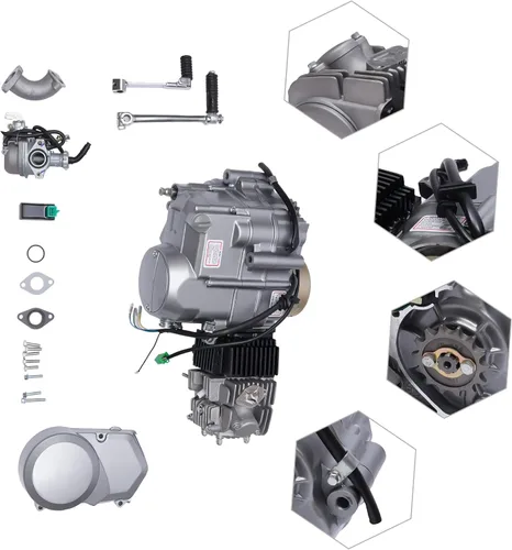 Miniatura 6 de Motor de motor de 4 tiempos de 125 CC con motor refrigerado por aire, motor de embrague manual, motor de motocicleta para Honda CRF50 CRF70 Pit Dirt