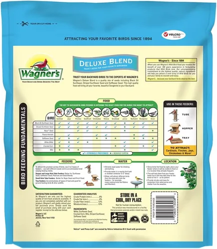 Miniatura 2 de Wagner's 13008 Deluxe alimento para pájaros silvestres, bolsa de 10 libras