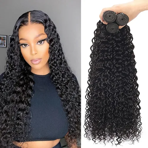 Miniatura 41 de Beautymoon Paquetes de cabello liso negro jet 4 manojos, cabello humano brasileño 14 16 18 20 pulgadas, 100% cabello virgen sin procesar liso, 4