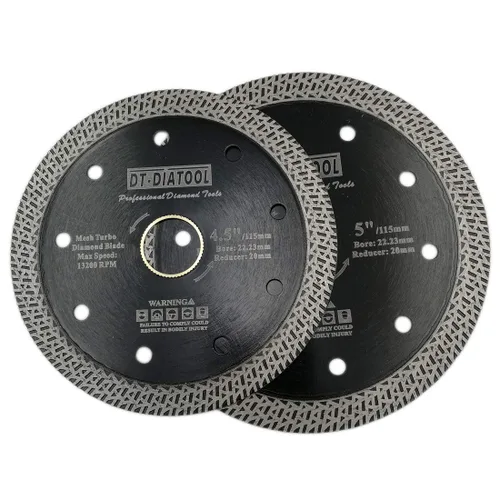 Miniatura 6 de DT-DIATOOL Hoja de granito de diamante de 4 pulgadas para azulejos de porcelana de mármol, disco de corte de diamante de cerámica con segmentos