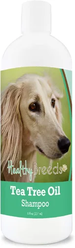 Miniatura 32 de Healthy Breeds Doberman Pinscher Champú de aceite de árbol de té, formulado para piel seca e irritada, reduce la caspa, aroma a gaulteria, 8 onzas