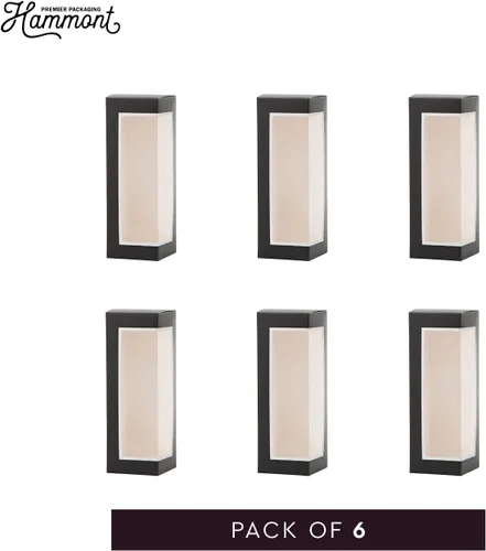 Miniatura 4 de Hammont Cajas de galletas para regalo, paquete de 6 cajas pequeñas para panadería, cajas decorativas de pastelería con ventana, recuerdos de fiesta