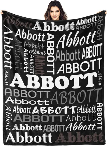 Miniatura 26 de Ships Next Day Custom Blanket with Name Personalized Throw Blanket for Baby Kid Customized Gifts for Dad, Mom, Grandpa, Grandma, Son, Daughter Algae