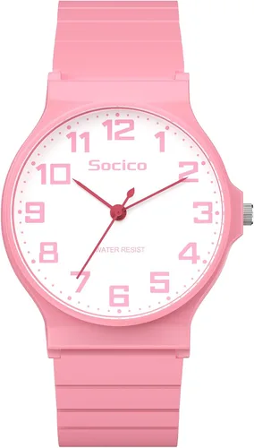 Miniatura 17 de SOCICO Reloj Analógico para Niños y Niñas, Dial Delgado 30M Resistente al Agua Reloj Deportivo de Camuflaje, Relojes de Pulsera Fáciles de Leer