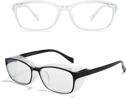 Miniatura 8 de Gafas de seguridad anti-niebla arañazos marco claro, 2021 nuevo TR90 gafas de bloqueo de luz azul