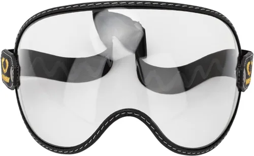 Miniatura 8 de Protector retro para casco de motocicleta, visera de burbujas, lentes de policarbonato de repuesto universal para casco completo de cara abierta
